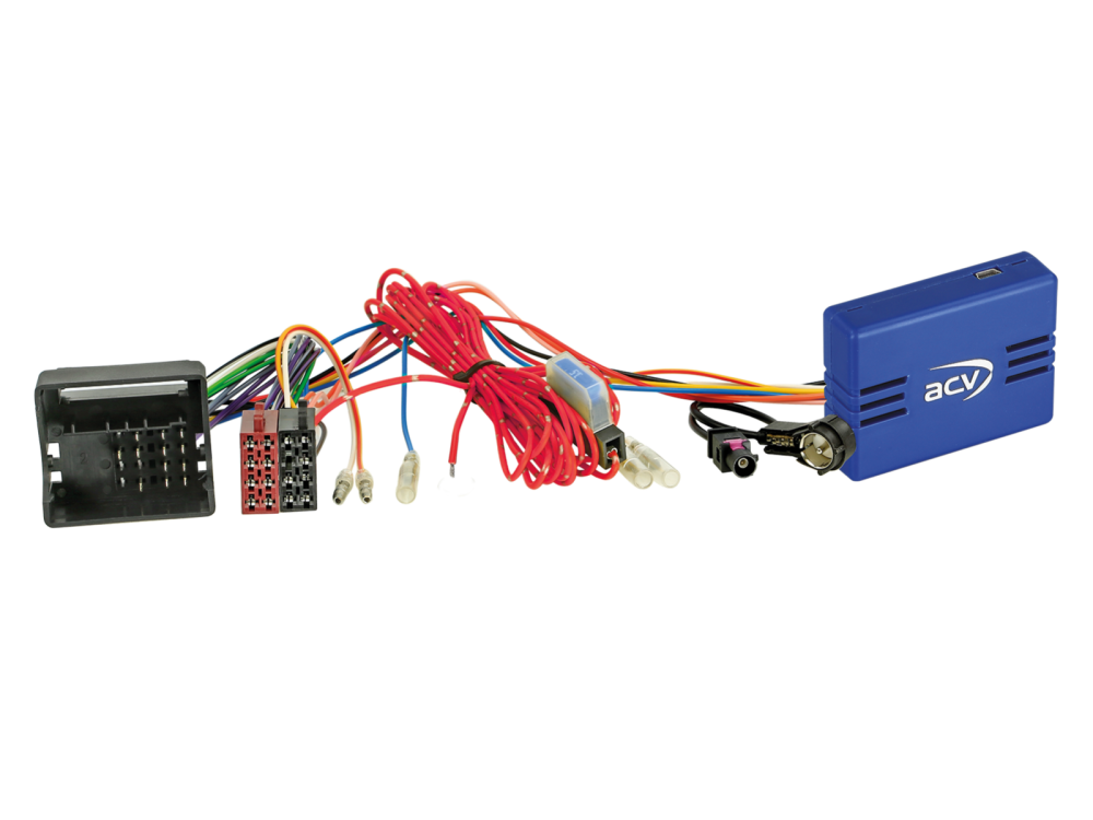 ACV 12-1024-45-15 | CAN-BUS Adapter Kit BMW Quadlock  ISO, mit Antennenadapter Fakra  ISO